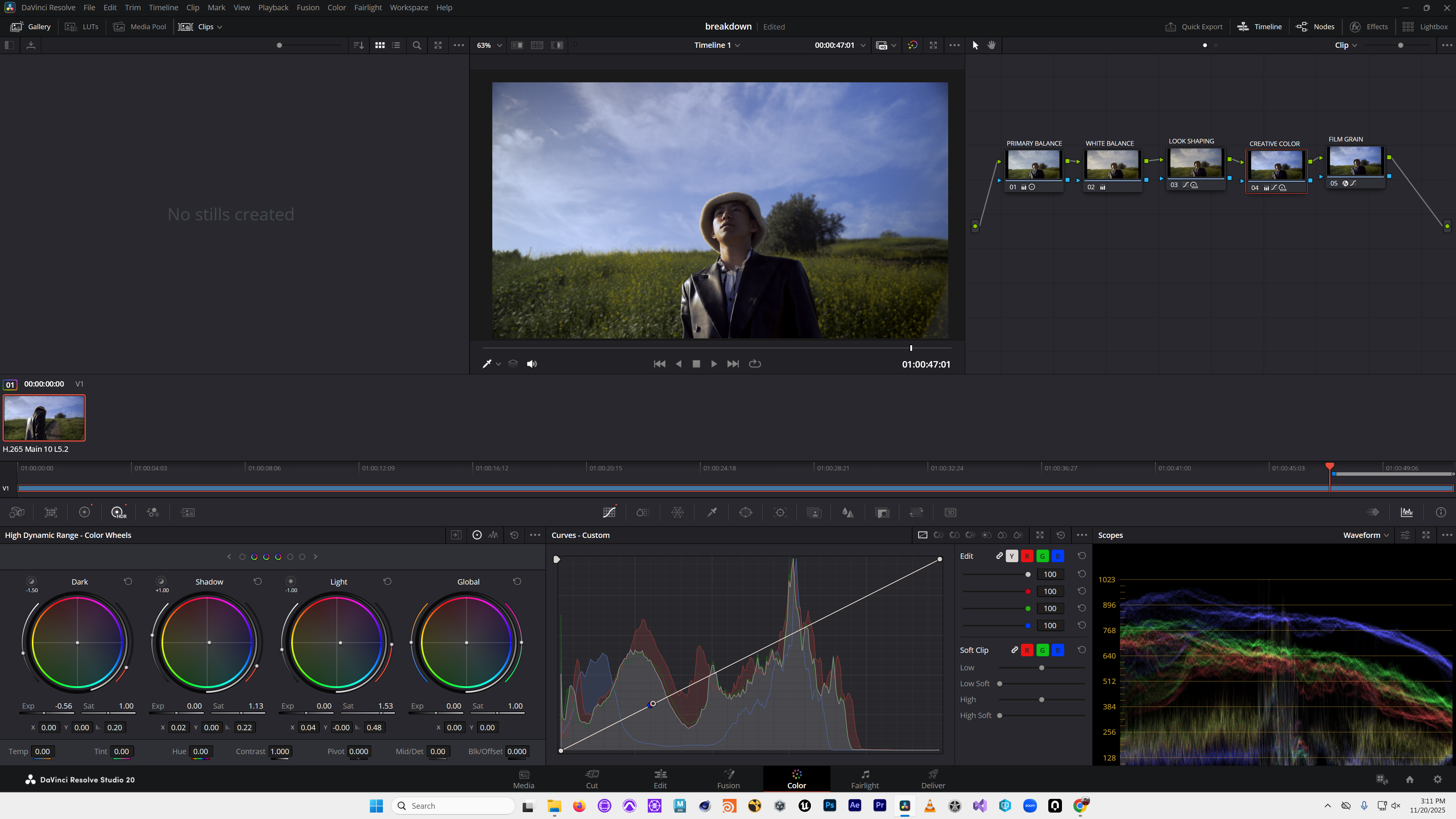 DaVinci Resolve Color Grading Breakdown